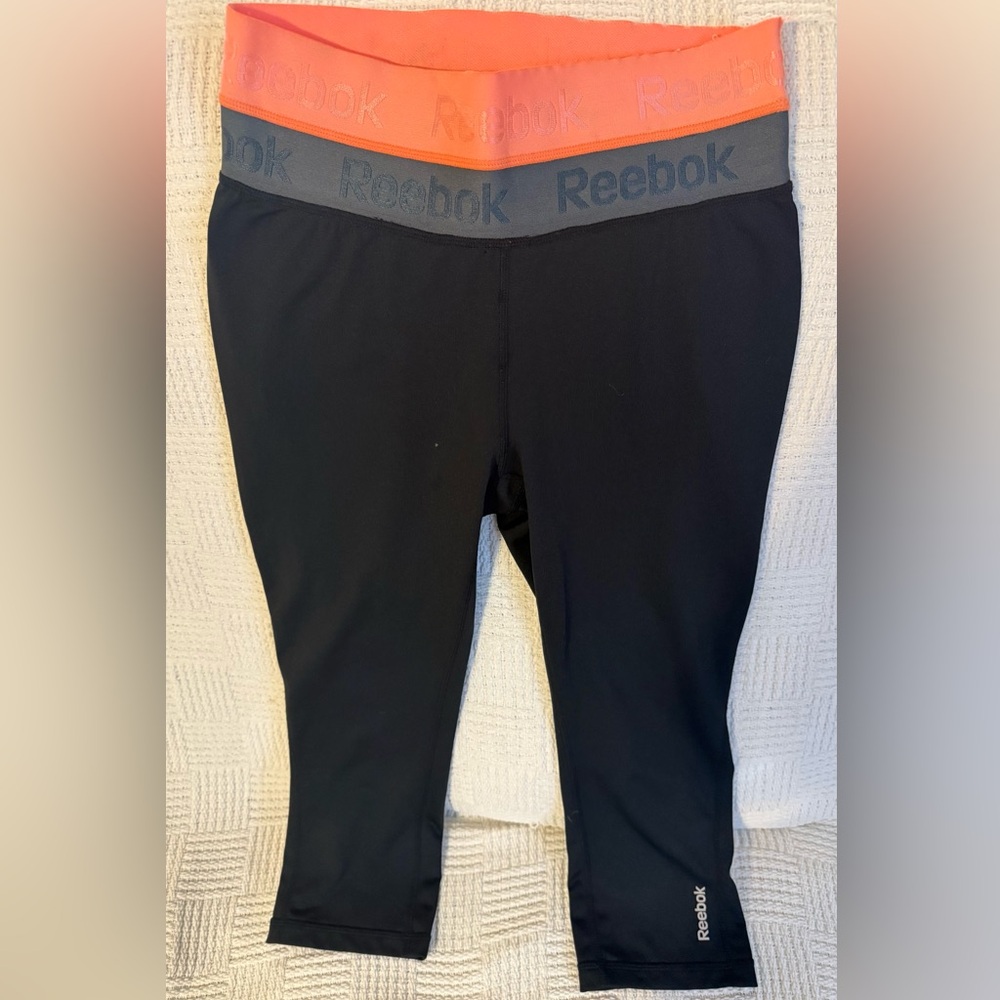 Reebok Charcoal Black Leggings
